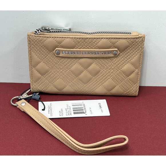 French Connection - Wristlet Wallet - Tan - Picture 6 of 13